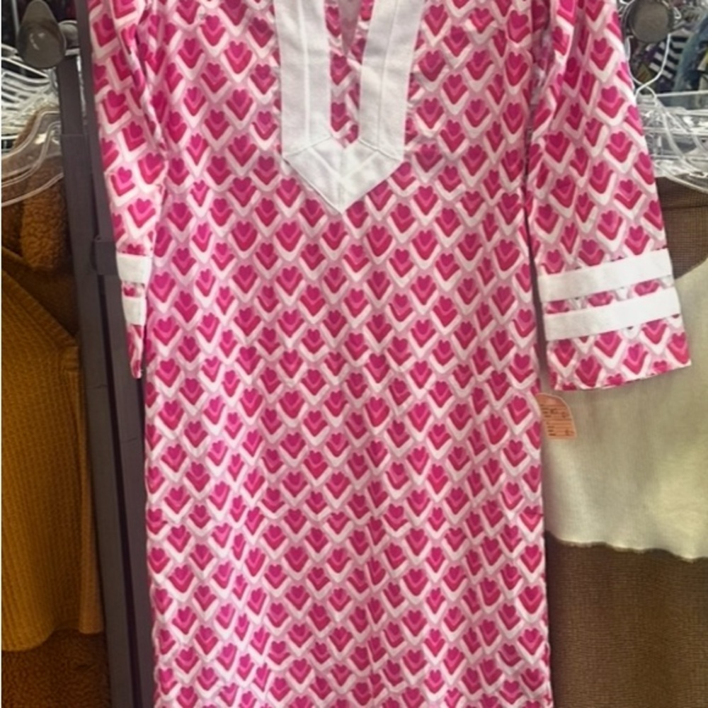 Sail to Sable Pink and White Maxi Dress